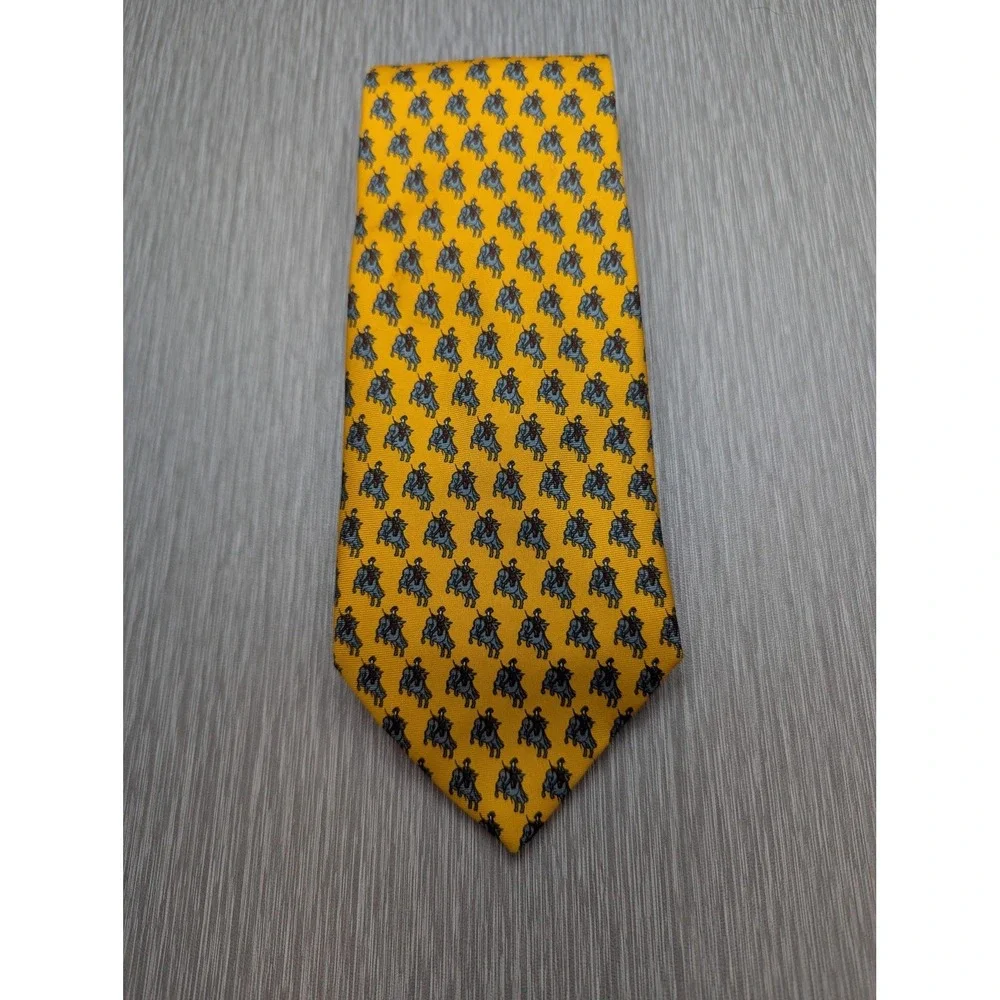 Museo del Prado Tie 100% Silk Italy Spanish Knight Horse Equestrian Art Museum